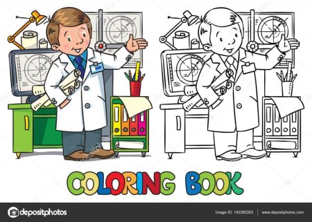 Мультяшный изобретатель