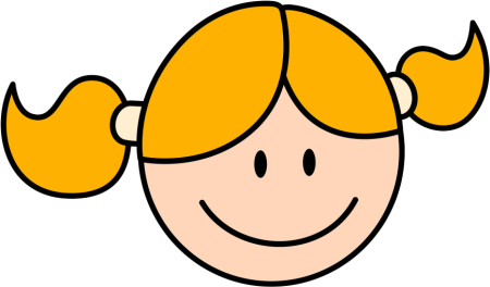 Мультяшные детские мордашки