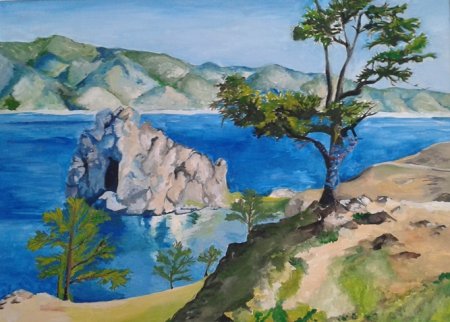 Природа Бурятии рисунок