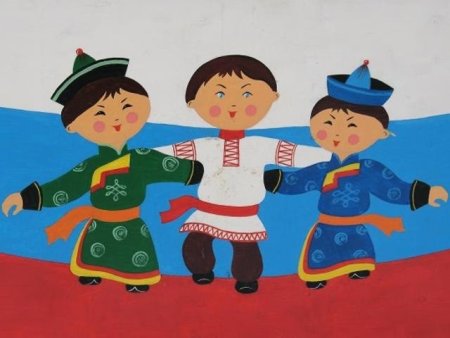 Буряты рисунок в национальных