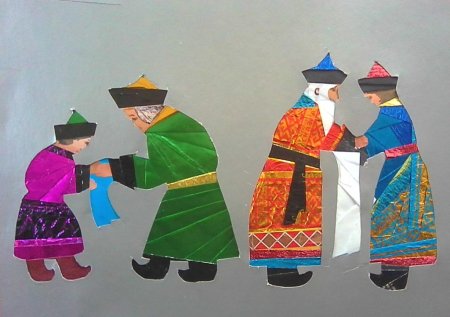 Аппликация бурятская