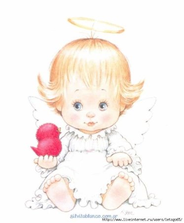 Ангелочек контур