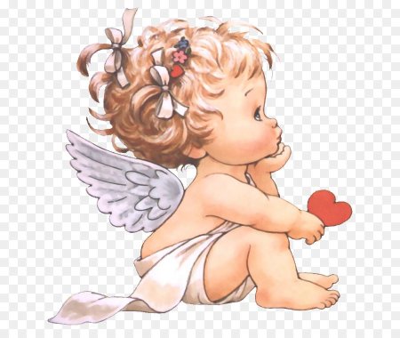 Ангелочки для рисования