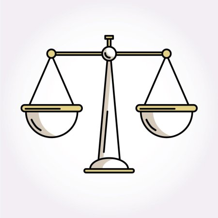 Весы векторное изображение