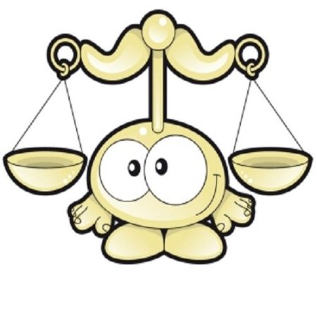 Весы знак зодиака мультяшный