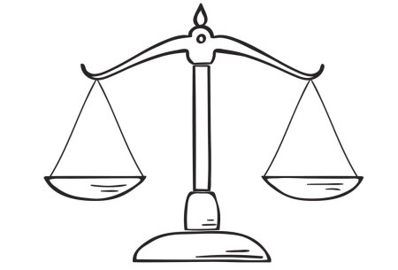 Весы рисунок для детей