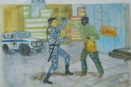 ОМОН рисунок