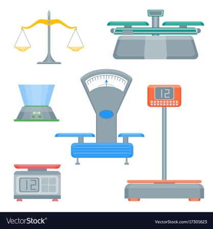 Весы продуктовые вектор