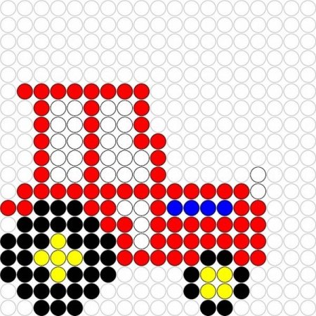 Мозаика из квадратиков для детей