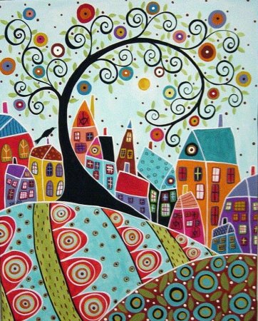 Карла Жерар наивная живопись