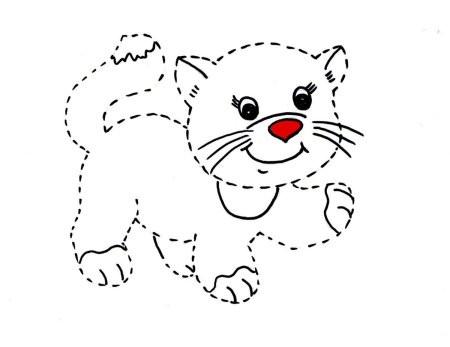 Рисование по точкам для детей