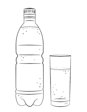 Раскраска вода