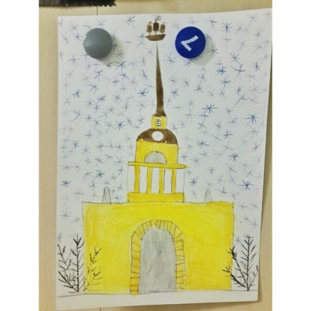 Адмиралтейство в Санкт-Петербурге рисунок