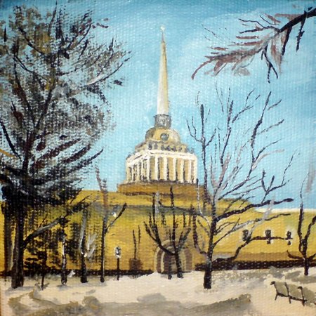 Рисование Адмиралтейство подготовительная группа