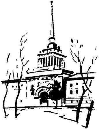 Чертеж Адмиралтейства Петра 1