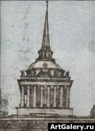 Здание Адмиралтейства в Санкт-Петербурге рисунок