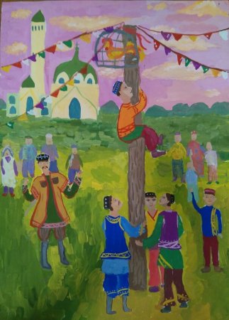 Сабантуй рисунок