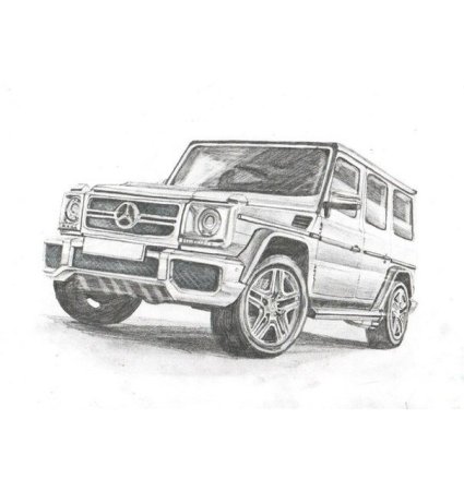 Раскраска Mercedes Benz g65