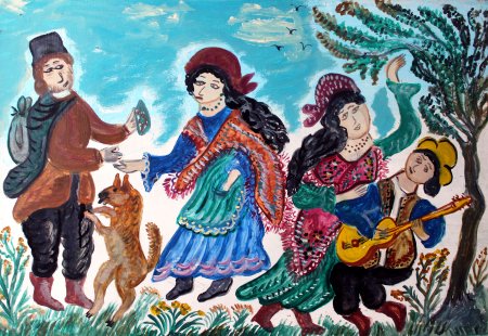 Цыгане рисунок