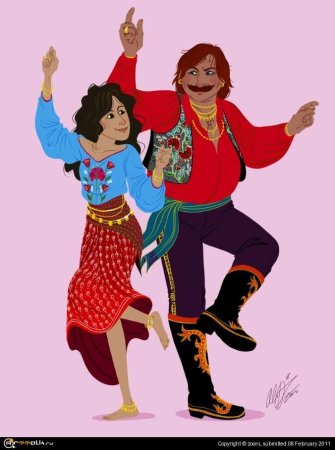 Цыгане рисунок