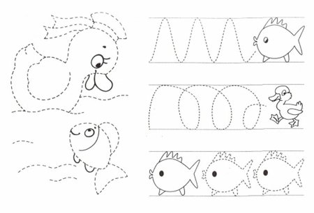 Графические задания для детей 3-4 лет