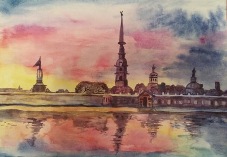 Художница Милица Петропавловская крепость