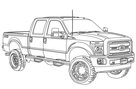 Ford f150 Raptor раскраска