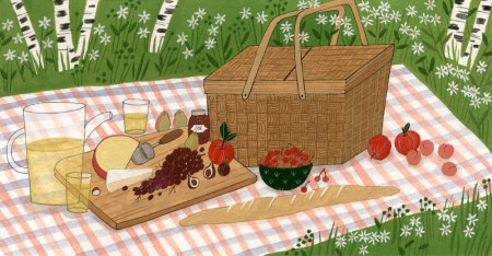 Пикник рисунок