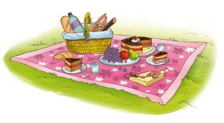 Пикник мультяшный