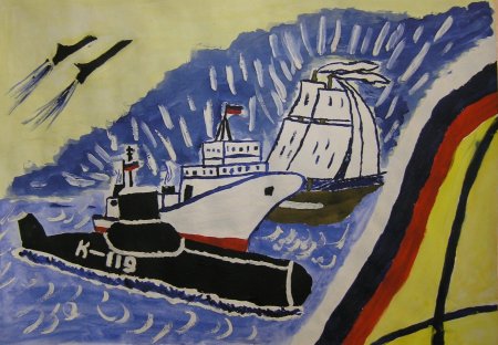 Крейсер Аврора детские рисунки