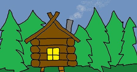 Изба рисунок