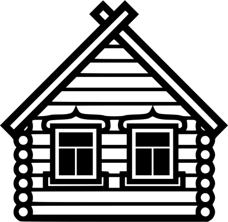 Рисунки для срисовки домики