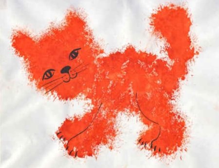 Нетрадиционное рисование методом тычка