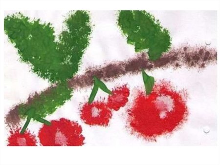 Рисование метод тычка в детском саду