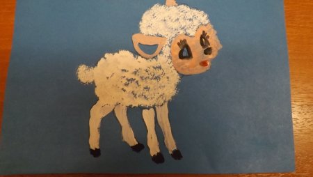 Рисование методом тычка кистью