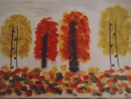 Рисование тычком в детском саду