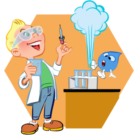 Химик мультяшный