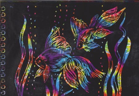 Граттаж техника рисования