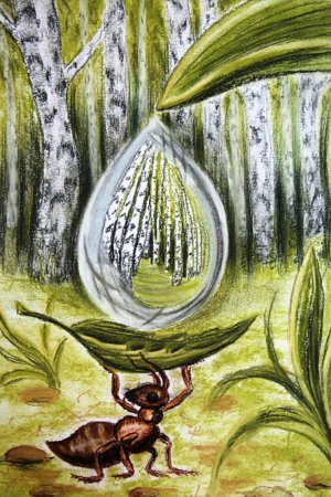 Жизнь в стиле эко рисунки детей