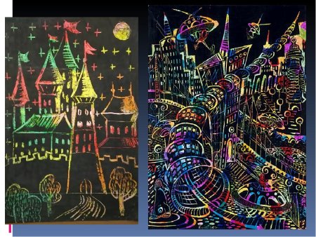 Жоан Миро картины граттаж