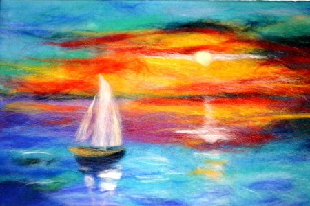 Шерстяная акварель