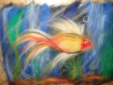 Шерстяная акварель для детей