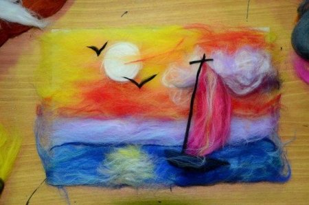 Кружок для валяния. Валяния из шерсти