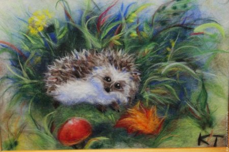 Шерстяная акварель Эммы Пшеничниковой