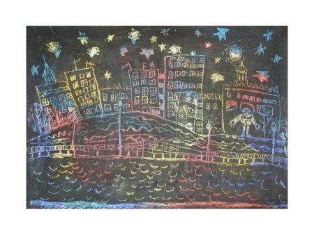 Техника рисования граттаж масляная пастель