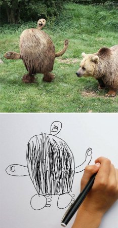 Смешные детские рисунки
