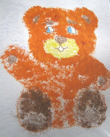 Нетрадиционное рисование губкой