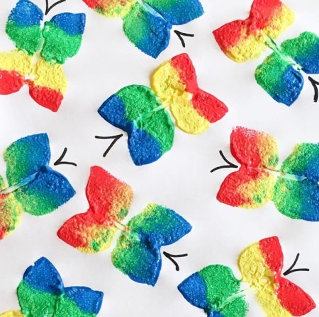 Рисование методом напыления набрызг