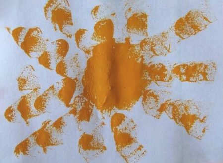 Рисование губкой для детей