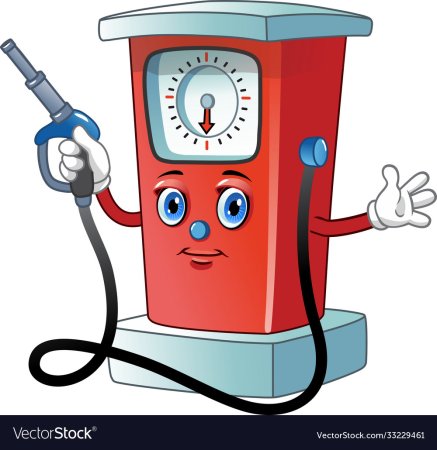 Заправочная станция мультяшная